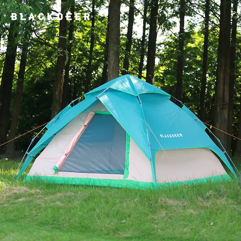 Buy BLACKDEER Automatic Tent 3-4 Person Camping Tent,Easy Instant Setup ...
