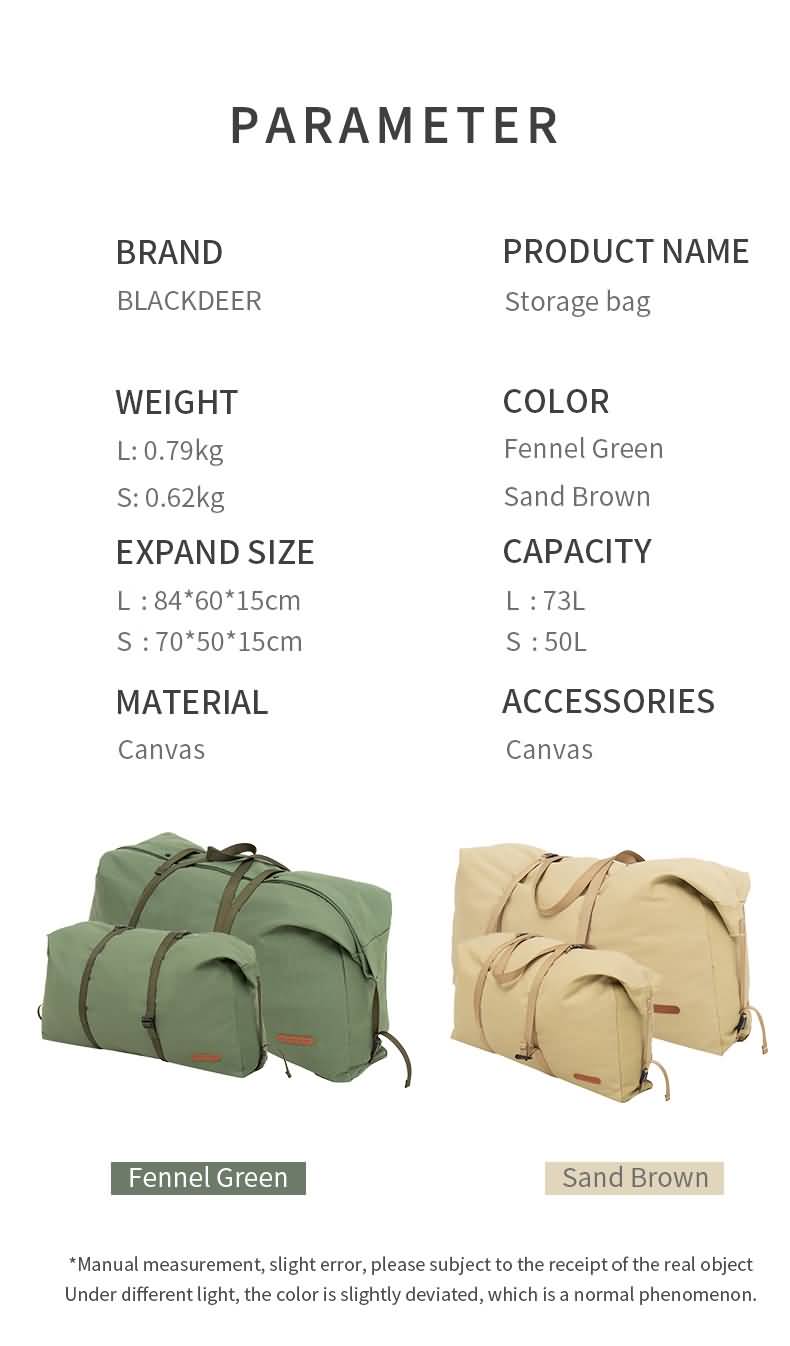 Blackdeer camping outdoor Canvas Bag Large Sport Gear Set Equipment Travel  Bag Rooftop Rack Bag Duffel